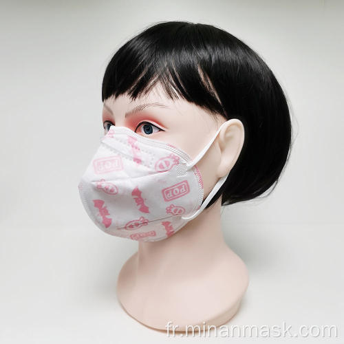 Masque facial jetable KN95 à haute filtration